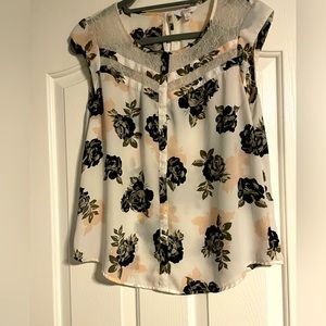 Beautiful Sheer Floral Blouse